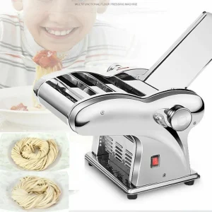 Electric Dough Sheeter Stainless Steel Noodle Pasta Maker Machine CommercialHomE